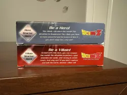 Dragon Ball Z Card Game Saiyan Saga Series Villain & Hero Starter Deck! - Image 3