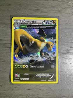 Pokemon Dragonite Reverse Holo Rare Card 52/108 Roaring Skies XY - Image 1
