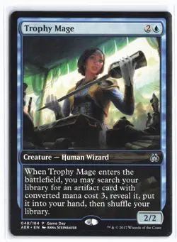 Magic The Gathering Trophy Mage Game Day & Store Champion Promo Regular - Image 1
