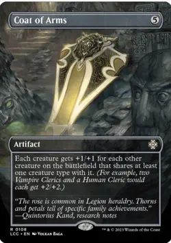 Coat of Arms (Borderless) Commander: the Lost Caverns of Ixalan Regular - Image 1