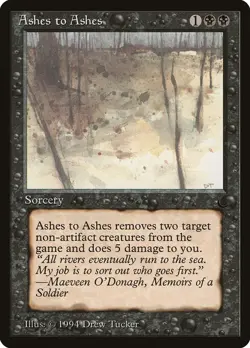 Ashes to Ashes - - The Dark - MTG X4 - Image 1