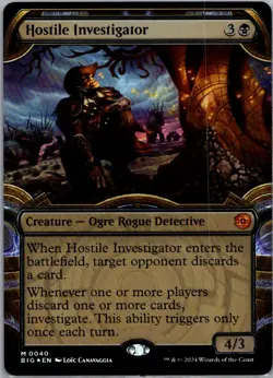 Hostile Investigator (Showcase) Foil from Outlaws of Thunder Junction: The Big S - Image 1