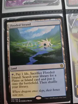 MTG Flooded Strand Khans of Tarkir 233/269 Regular Rare Fresh Pull - Image 1