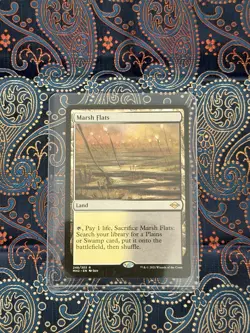 Magic: The Gathering Marsh Flats Rare Land Modern Horizons 2 Colorless Regular … - Image 1