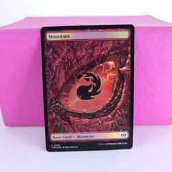 Tarkir Dragonstorm Foil Full Art Dragon Eye Mountain (0290) MTG Magic LP - Image 1
