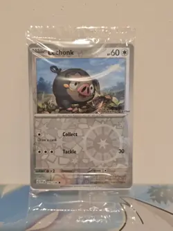 Lechonk 155/198 Scarlet & Violet Sealed Pokemon Center Stamped Promo Pokemon NM - Image 1