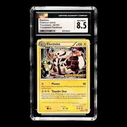✨ CGC 8.5 NM/MINT ✨ ELECTIVIRE 2010 POKEMON TRIUMPHANT PRERELEASE RARE 20/102 - Image 2