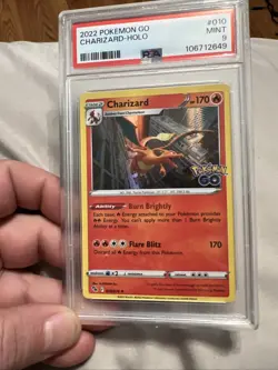 2022 Pokemon Go Charizard Holo #10 PSA 9 - Image 1