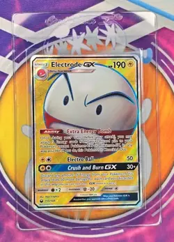 🔥Electrode GX (Full Art) 155/168 SM Celestial Storm Holo Ultra Rare Pokemon TCG - Image 5