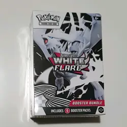 Pokemon TCG White Flare Booster Bundle 6 Packs Sealed English - Image 1