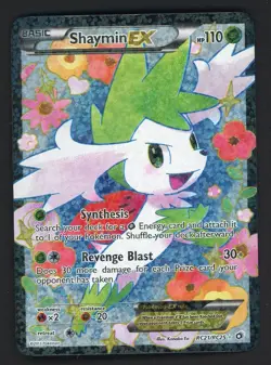 Pokemon TCG Shaymin-EX Legendary Treasures Full Art Ultra Rare Card RC21/RC25 - Image 1