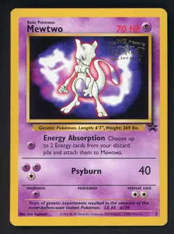 Mewtwo Movie Promo #3 WOTC Black Star Promo Pokemon Card - Image 1