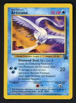 Articuno (22/53) WOTC Black Star Promo Vintage Pokemon - Image 1
