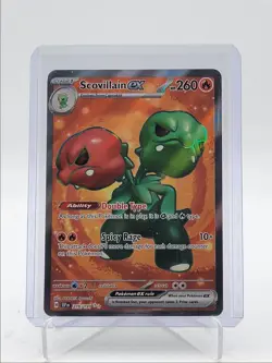 SCOVILLAIN EX 2024 POKEMON SURGING SPARKS ULTRA RARE 216/191 Q5542 - Image 1