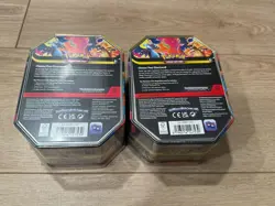 2 Pokemon TCG Mega Charizard X + Y ex Tin Bundle Sealed New - Image 2