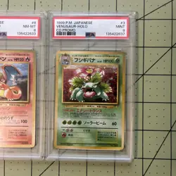 Charizard Blastoise Venusaur PSA Graded Set CD Promo Holo 1999 Japanese Pokemon - Image 2