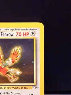 Pokemon Gym Heroes Holo Rare Unlimited Edition Lt. Surge’s Fearow 7/132 - Image 5