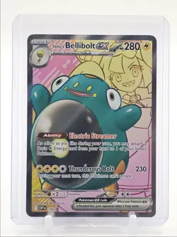 IONO'S BELLIBOLT EX 2025 POKEMON SCARLET VIOLET BLACK STAR PROMO #194 Q3423 - Image 1