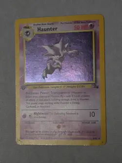 Pokemon TCG Haunter 1st Edition Fossil 6/62 Holo Rare - Image 4
