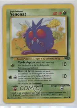 Venonat Dutch Pokemon Jungle #63 1999 - Image 1