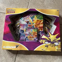 Pokemon TCG Alakazam V Collection Box - Sealed New - Image 1