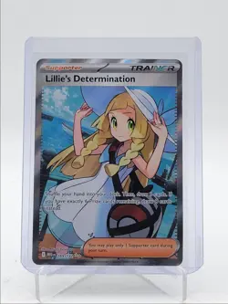 LILLIE'S DETERMINATION 2025 POKEMON MEGA EVOLUTION ULTRA RARE 169/132 Q5542 - Image 1