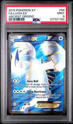 POKEMON 2015 FA/LUGIA EX XY ANCIENT ORIGINS #94 PSA 9 - Image 1