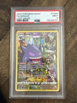Gengar TG06/TG30 Pokemon Lost Origin PSA 9🔥 - Image 1