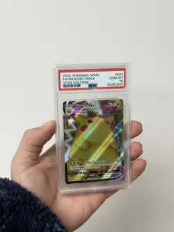 2020 Pokemon SWSH Full Art Pikachu Vmax #044 Vivid Voltage PSA 10 - Image 3