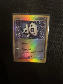 Aron 25/109 Pokemon Ruby and Sapphire Reverse Holo Excellent Condition - Image 2