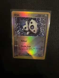 Aron 25/109 Pokemon Ruby and Sapphire Reverse Holo Excellent Condition - Image 4