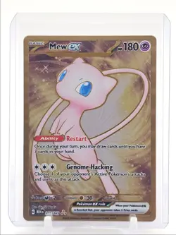 MEW EX 2023 POKEMON SCARLET & VIOLET 151 HYPER RARE A 205/165 Q4490 - Image 1