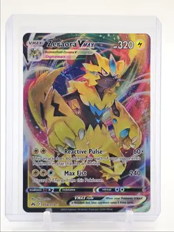 ZERAORA VMAX 2023 POKEMON SWSH CROWN ZENITH HOLO RARE FA 054/159 Q3423 - Image 1
