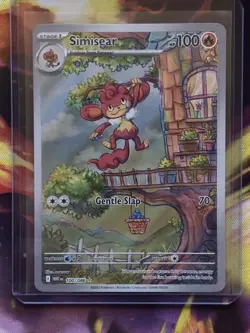 Pokemon Simisear 100/086 SV11W: White Flare Illustration Rare Holo English - Image 1