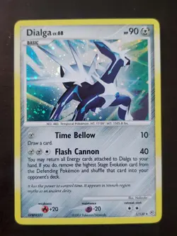 Pokemon Dialga Diamond & Pearl 1/130 Holo Rare - Image 1