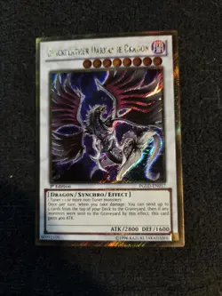 Blackfeather Darkrage Dragon - PGLD EN017 - Gold Secret Yugioh - Image 1