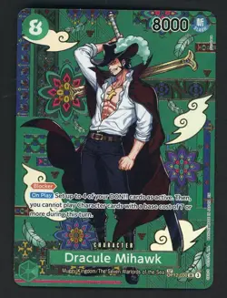 One Piece Dracule Mihawk - OP12-030 (SP) OP12-030 The Azure Sea's Seven Foil - Image 1