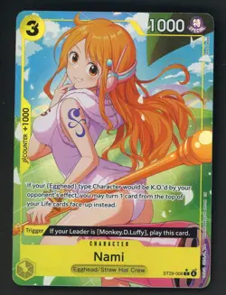 Bandai One Piece Nami FULL ART ST29-008 Egghead Starter Deck Foil - Image 1