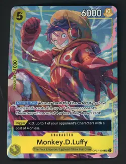 One Piece TCG Monkey.D.Luffy OP07-109 SR English [Open] Illustration Box Vol. 3 - Image 1