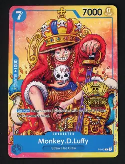 Monkey.D.Luffy (2nd Anniversary Stamped) P-043 One Piece Promo Non Foil - Image 1