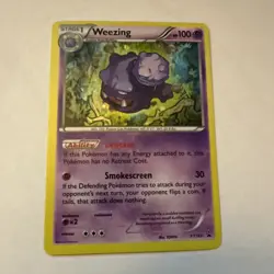 Pokemon TCG Weezing Holo Rare Black Star Promo Card XY163 - Image 1