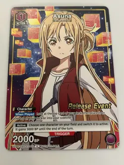 Union Arena Asuna Release Event Card Foil UEPR/SAO-2-040 - Image 1