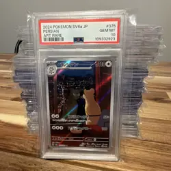 Pokemon 2024 Persian Art Rare #075 Japanese Holo PSA 10 Graded Card - Image 1