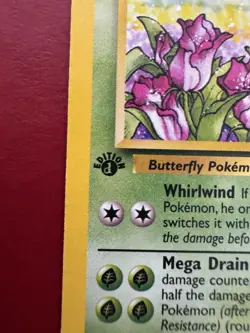 Butterfree 33/64 d Edition Error Misprint 1st Jungle Pokemon Card LP - Image 2