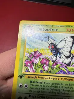 Butterfree 33/64 d Edition Error Misprint 1st Jungle Pokemon Card LP - Image 4