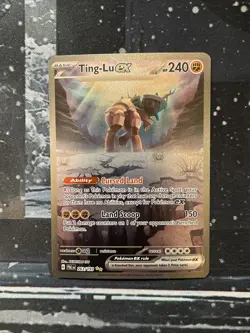 Pokemon TCG Ting-Lu EX Scarlet & Violet Paldea Evolved Holo Card 263/193 - Image 1