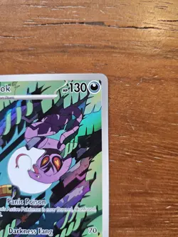 Pokemon TCG Arbok Card Temporal Forces Holo Illustration Rare Full Art 176/162 - Image 4