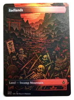 Dual Lands Set 10-Pack FOIL Proxy Cards Custom Japanese Style Art - Image 2