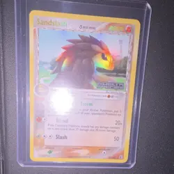 Pokemon Sandslash EX Delta Species 27/113 80 HP Rare Reverse Holo Card - Image 1
