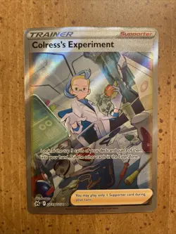 Colress’s Experiment Galarian Gallery Crown Zenith GG59/GG70 Pokemon Card Holo - Image 1